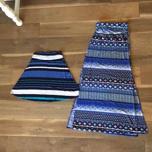 2 for 1 skirts, Maxi and Mini